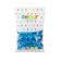 100 baloane bleu metalic Gemar - 25 cm