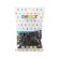 100 baloane negre metalice Gemar - 30 cm