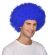 Perucă afro albastră