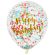 6 Baloane Gold Happy Birthday - 30 cm