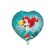 Balon inima folie Ariel 45 cm