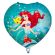 Balon inima folie Ariel 45 cm