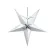 Decoratiune stea argintie 70 cm