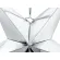 Decoratiune stea argintie 70 cm
