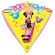 Balon folie Diamondz Minnie cifra 1 - 43 cm