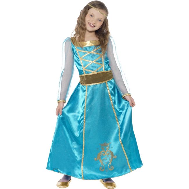 Costum medieval printesa 7-9 ani
