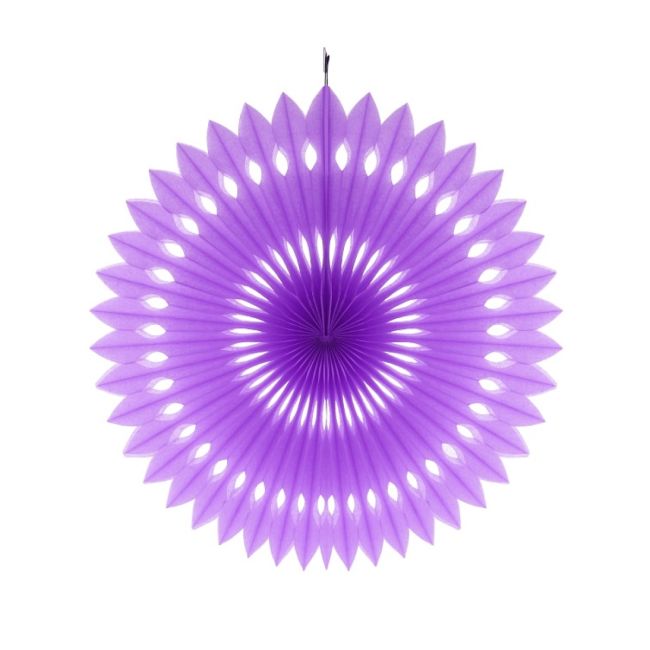 Decoratiune rotunda mov 40 cm