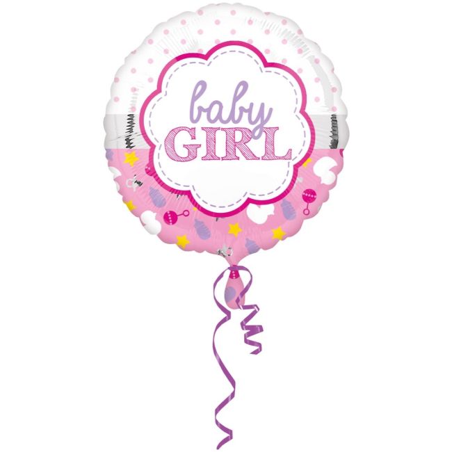 Balon folie Baby Girl 43 cm