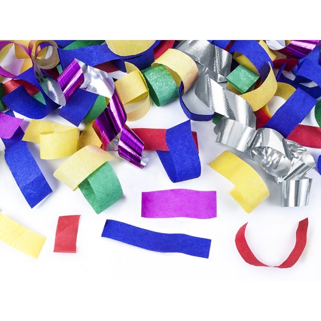 Tun 40 cm confetti si folie mix culori