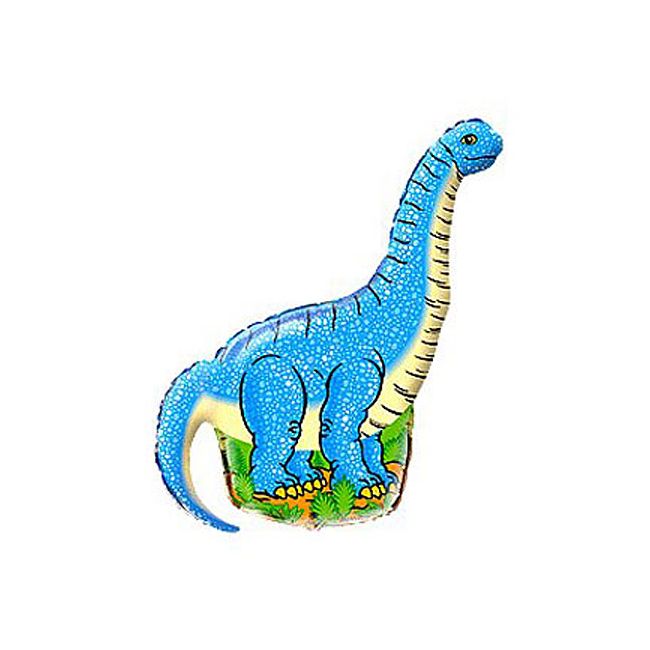 Balon folie metalizata Dinozaur bleu 35cm