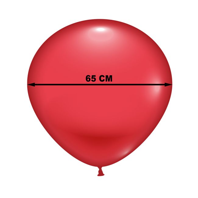 Balon jumbo rosu 60 cm