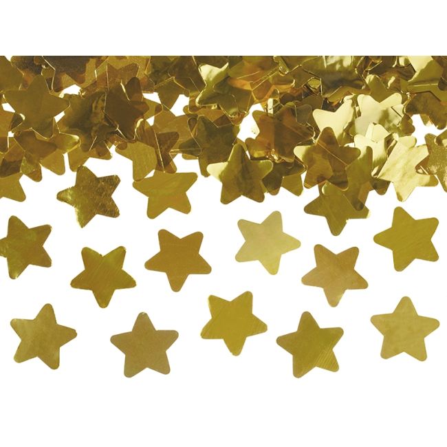 Tun 60 cm confetti stelute aurii