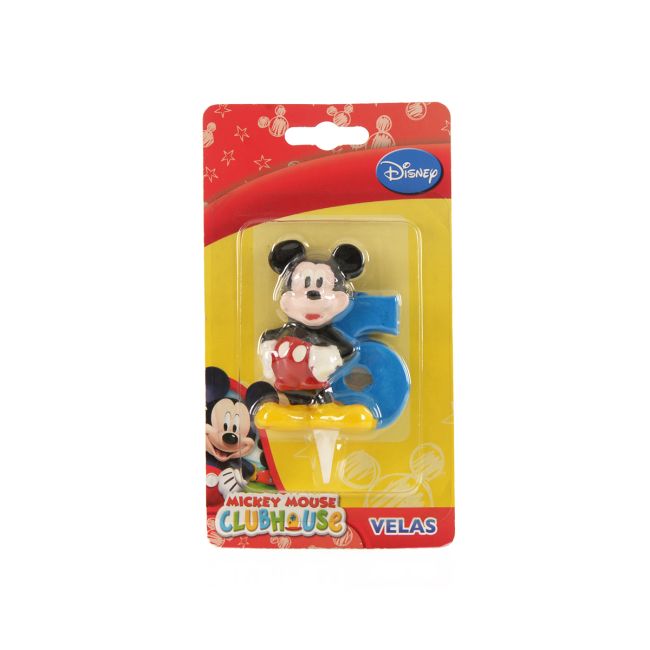 Lumanare 3D Mickey Mouse Disney - cifra 6
