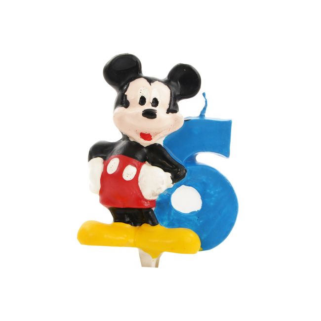 Lumanare 3D Mickey Mouse Disney - cifra 6