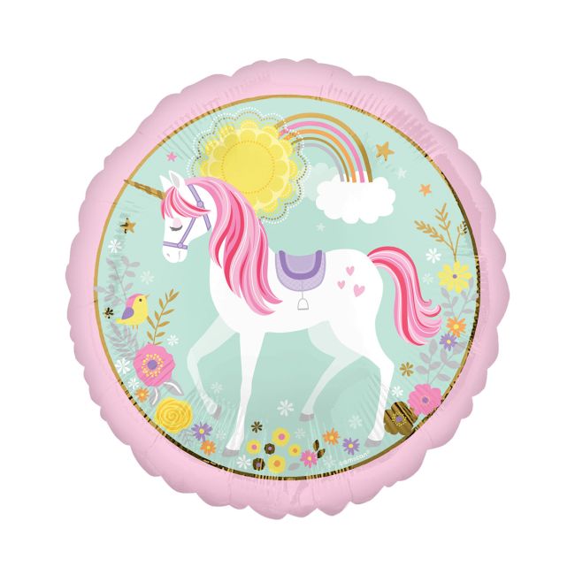 Mini balon folie unicorn 23 cm