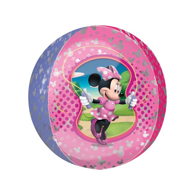 Balon folie metalizata rotund Minnie Mouse 40 cm