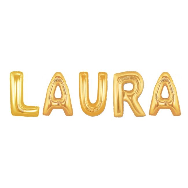 Baloane aurii numele LAURA
