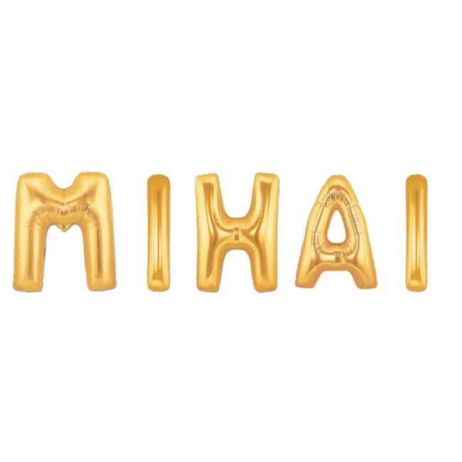 Baloane aurii numele MIHAI