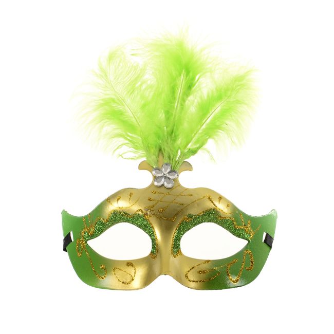 Masca venetiana verde