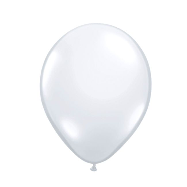 100 baloane Gemar transparente - 12 cm