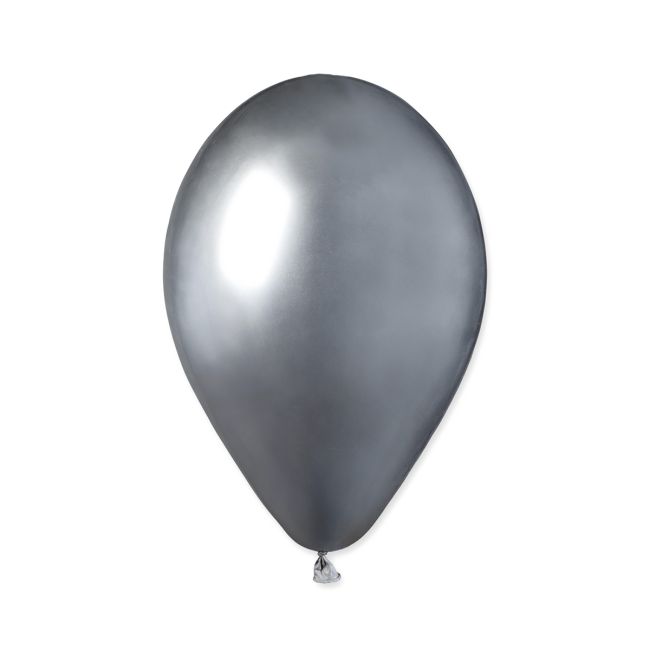 50 baloane chrome argintii Gemar- 33 cm