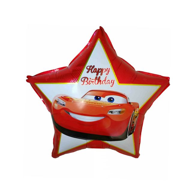 Balon steluta Cars - 43 cm