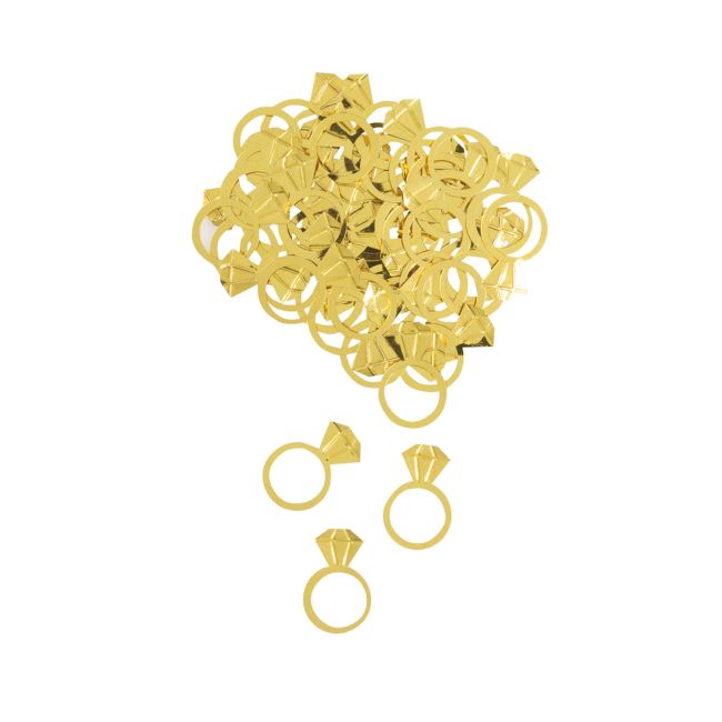 Confetti aurii in forma de inel - 14 gr