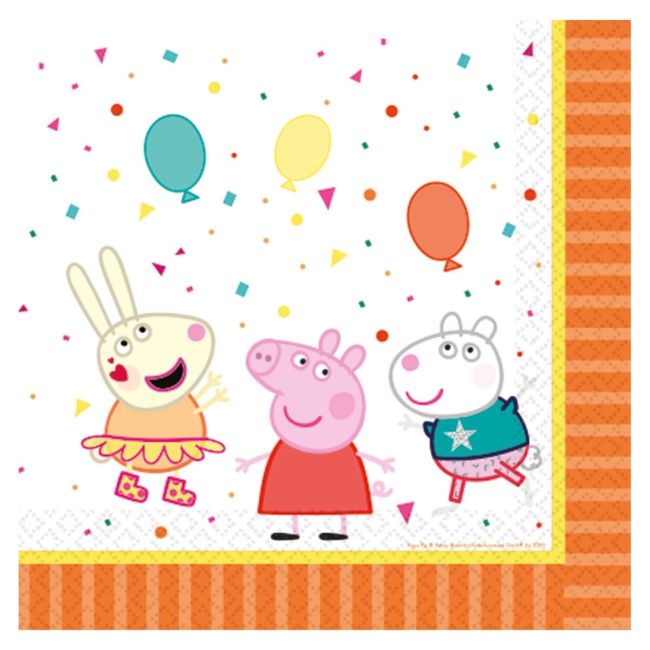 16 șervețele Peppa Pig - 33 x 33 cm