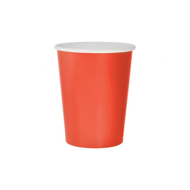 14 pahare roșii - 270 ml