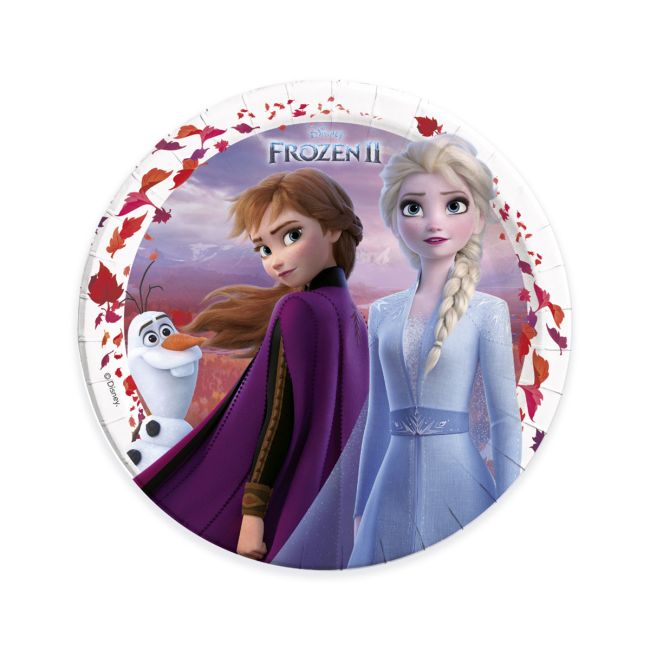 8 farfurii Frozen party - 23 cm