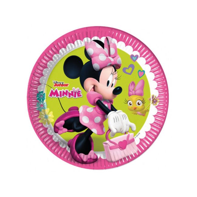 8 Farfurii Minnie Mouse Happy Helpers - 23 cm
