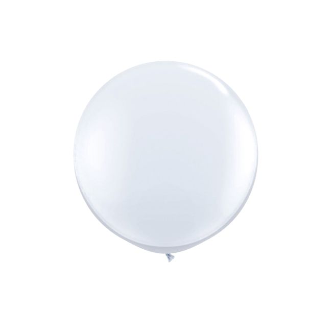 Balon Jumbo alb - 100 cm