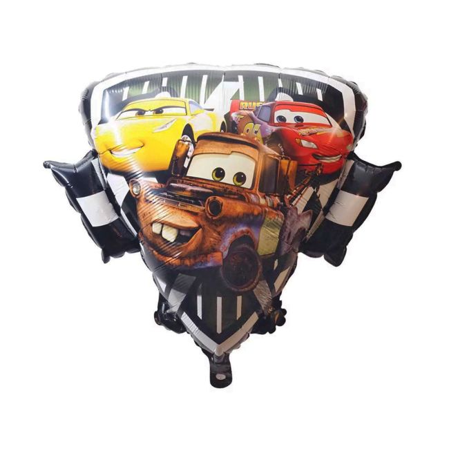 Balon negru Cars - 70 x 58 cm