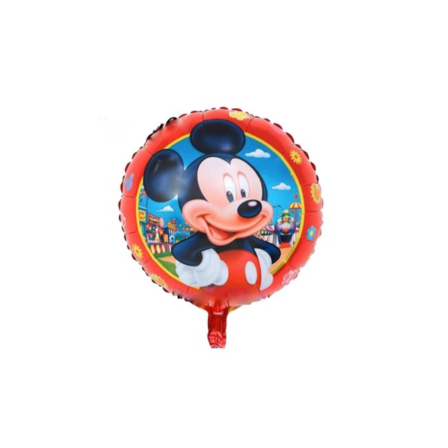 Balon roșu Mickey Mouse - 43 cm