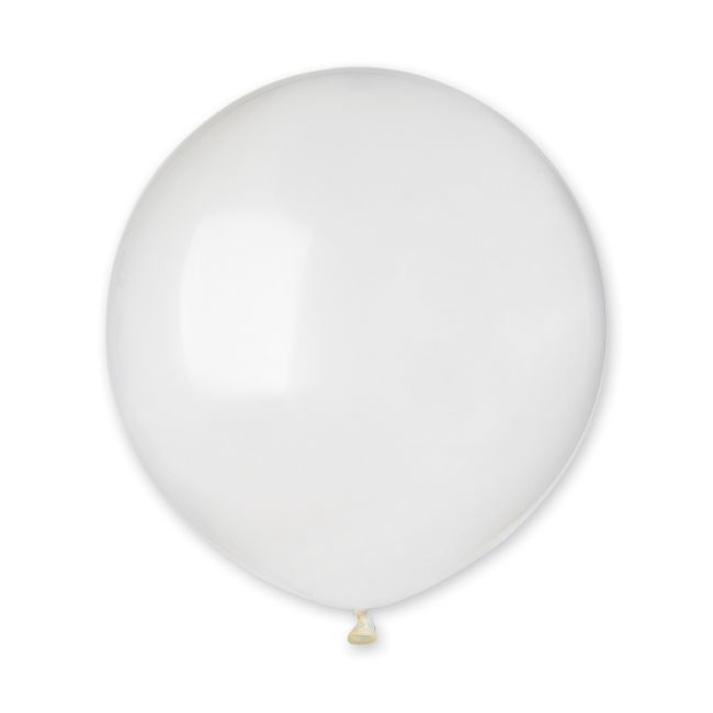 5 mini baloane jumbo transparente Gemar - 48 cm