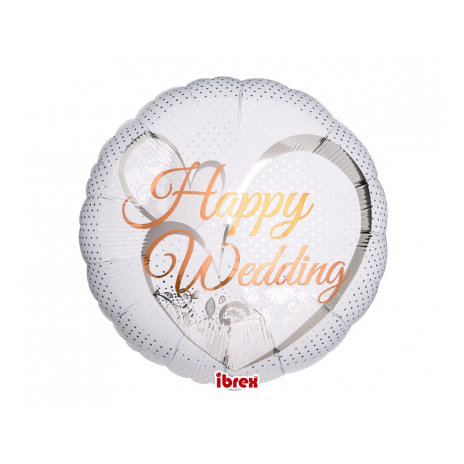 Balon folie Happy Wedding 36 cm