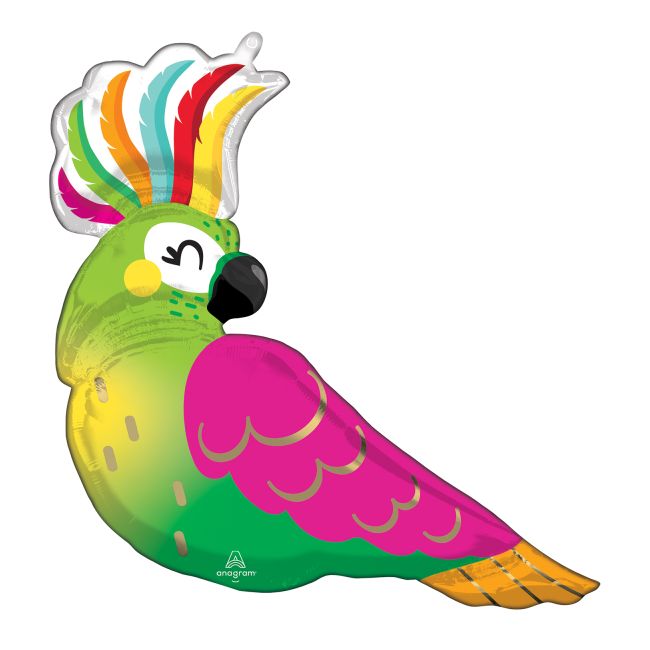 Balon folie papagal colorat