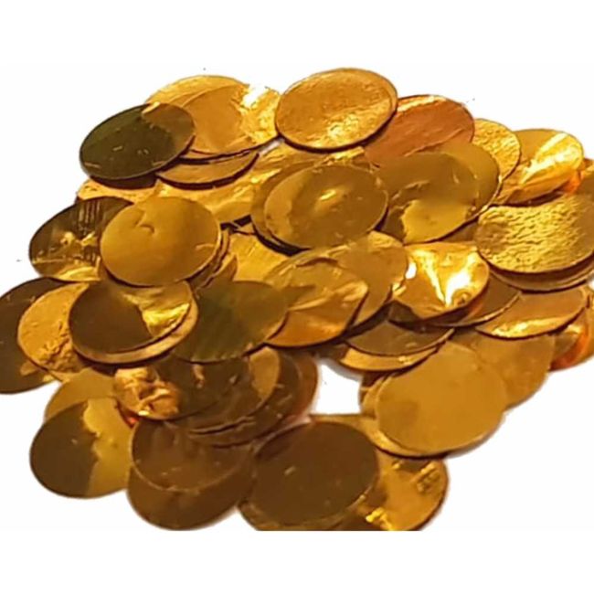 Confetti aurii rotunde - 100 g