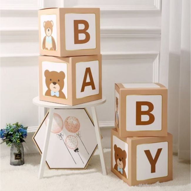 Cutii decorative baby maron