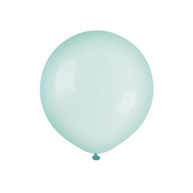Mini balon jumbo verde transparent - 48 cm