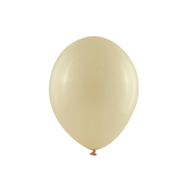 50 baloane galben pal - vanilie - 22 cm
