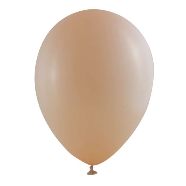 50 baloane roz piersică - 22 cm