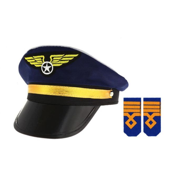 Șapcă de pilot cu epoleți