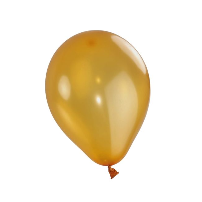 100 baloane aurii metalice - 25 cm