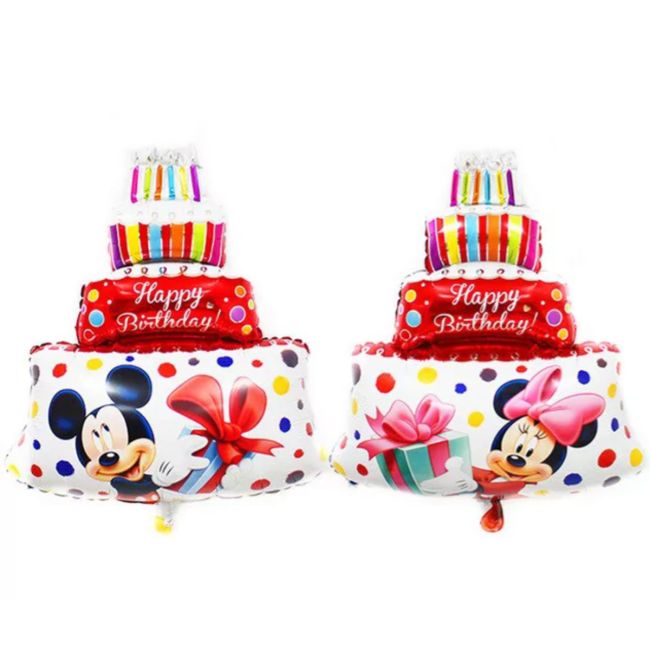 Balon folie Minnie și Mickey 39 cm