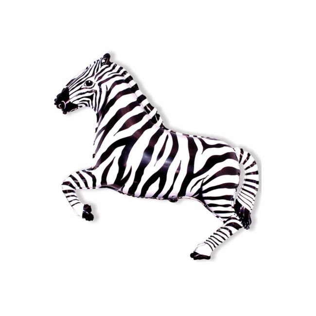 Balon folie zebra 64 cm