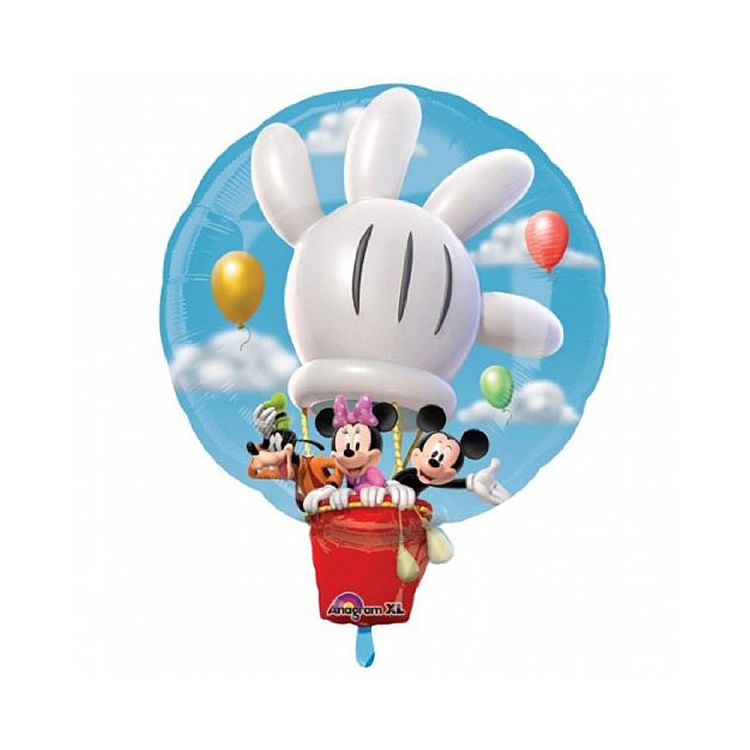 Balon folie metalizata Mickey Hot Air Balloon, 60 cm