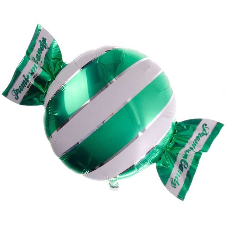 Balon folie bomboana verde 45 cm