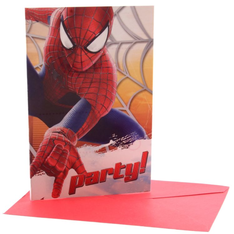 Invitatii petrecere Amazing Spiderman