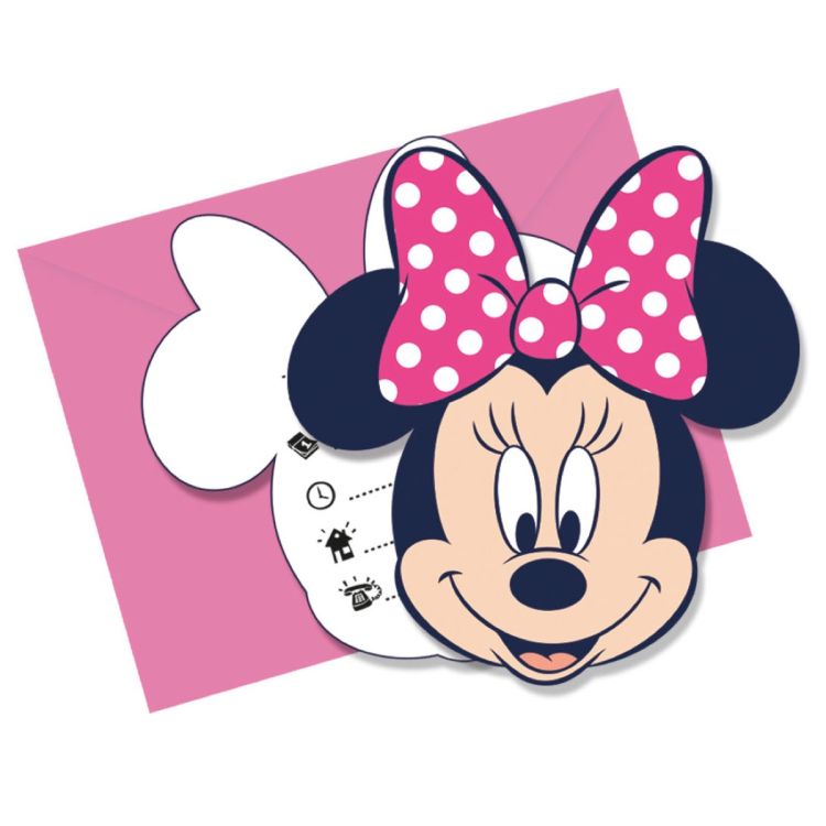 Invitatii petrecere Minnie Mouse Bow-Tique
